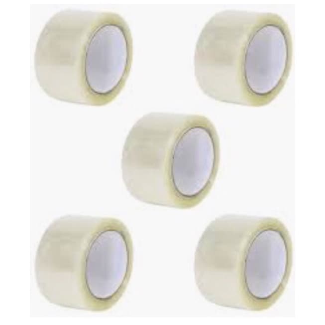 Oferta Fita Durex Transparente 45mm X 40 mm M Metros 5 Rolos