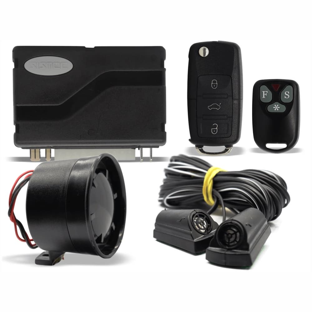 Alarme Automotivo Sistec Sxt986 Universal Com Chave Canivete