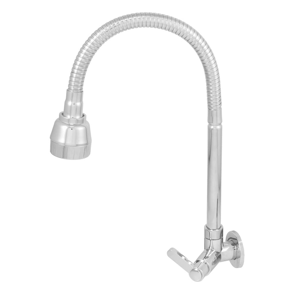 Torneira de Cozinha Parede Gourmet Flexível 1/4 de Volta Abs