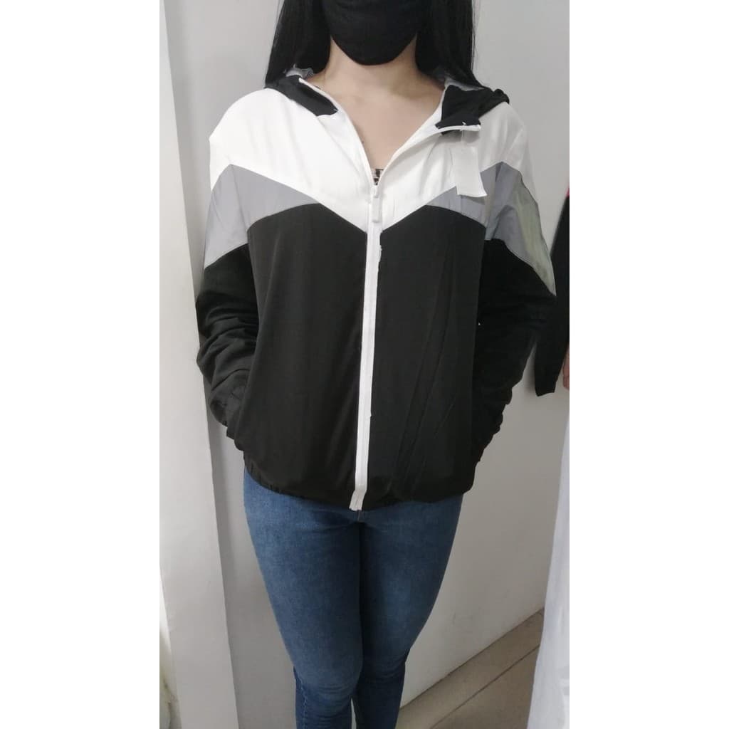 Corta Vento Esportiva Feminina Impermeável Semi-Forrada Academia Corrida Casual Inverno l1 reflexxxxxxx
