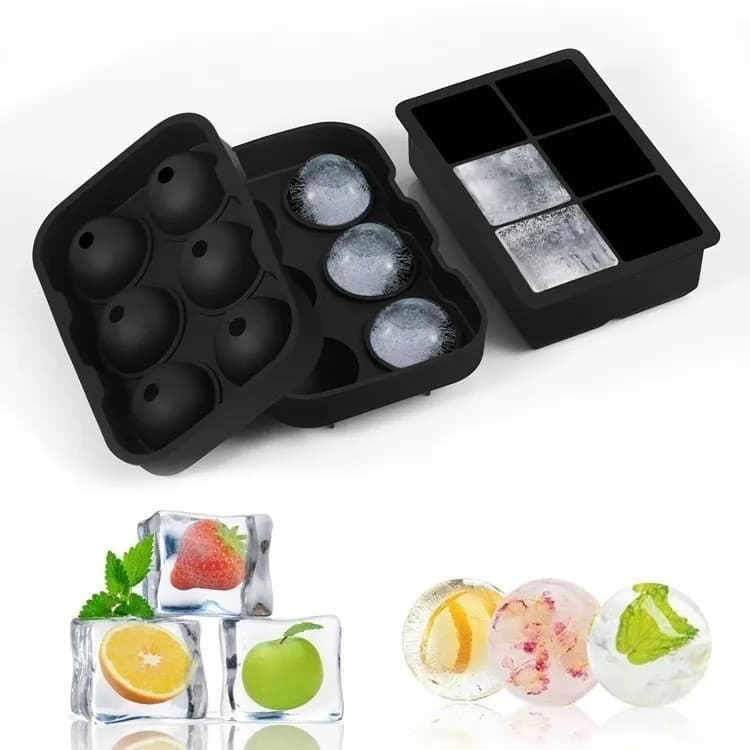 Forma De Gelo Silicone 4 cubo/6 Cubo/15Cubo