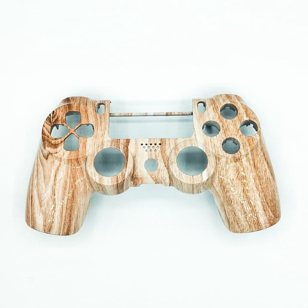 Capa Controle Ps4 Jet Black (Wooden)