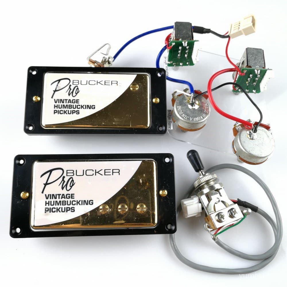 1 Conjunto LP Padrão ProBucker Alnico Guitarra Elétrica Humbucker Captador Com Chicote De Fiação Pro Para Epiphone Capa