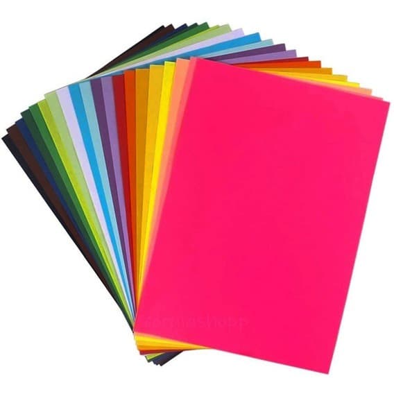 10 folhas de seda RIACHO 70x50cm