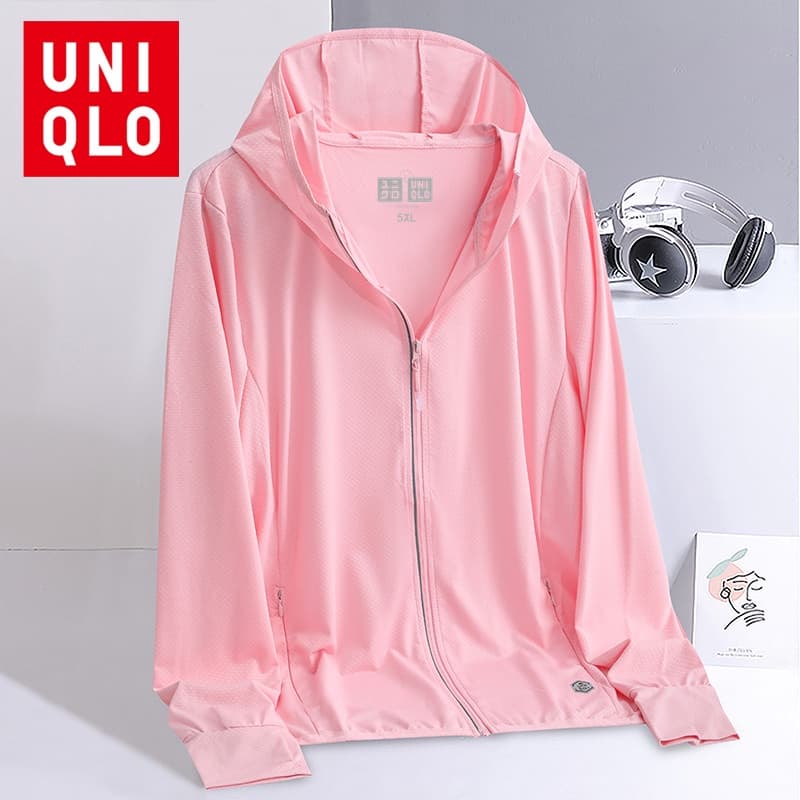 M-5XL UNIQL Jaquetas De Proteção UV Jaqueta Feminina Com Capuz Solar