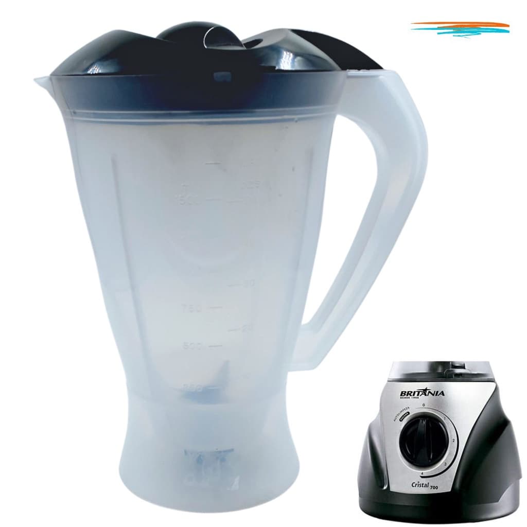 Jarra Copo de Liquidificador Britania Cristal 600/700W Forte