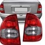Kit par lanterna traseira Corsa sedan classic 2000 2001 2002 2003 2004 2005 2006 2007 2008 2009 2010