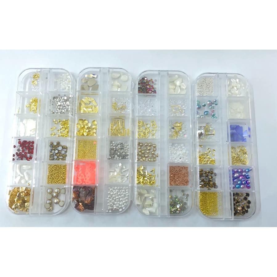 Kit Decoração Nails Encapsular Art Alongamento Estojo Brinde