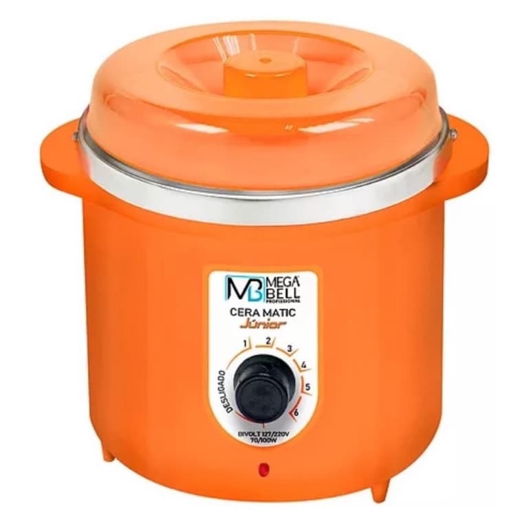 Termocera Aquecedor de Cera 400g Bivolt Sem Refil Todo Laranja