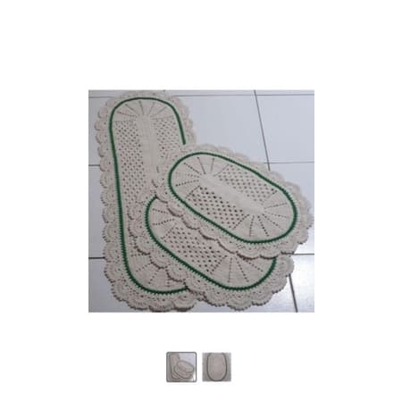 Conjunto de cozinha em crochê