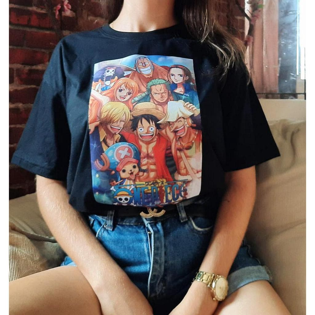 Camiseta T-shirt Anime One Pirce  (Fem e Masc)