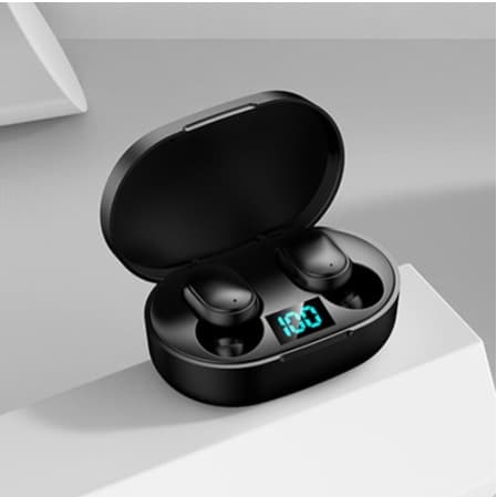 Fone De Ouvido Sem Fio E6s Bluetooth 5.0 Tws Preto