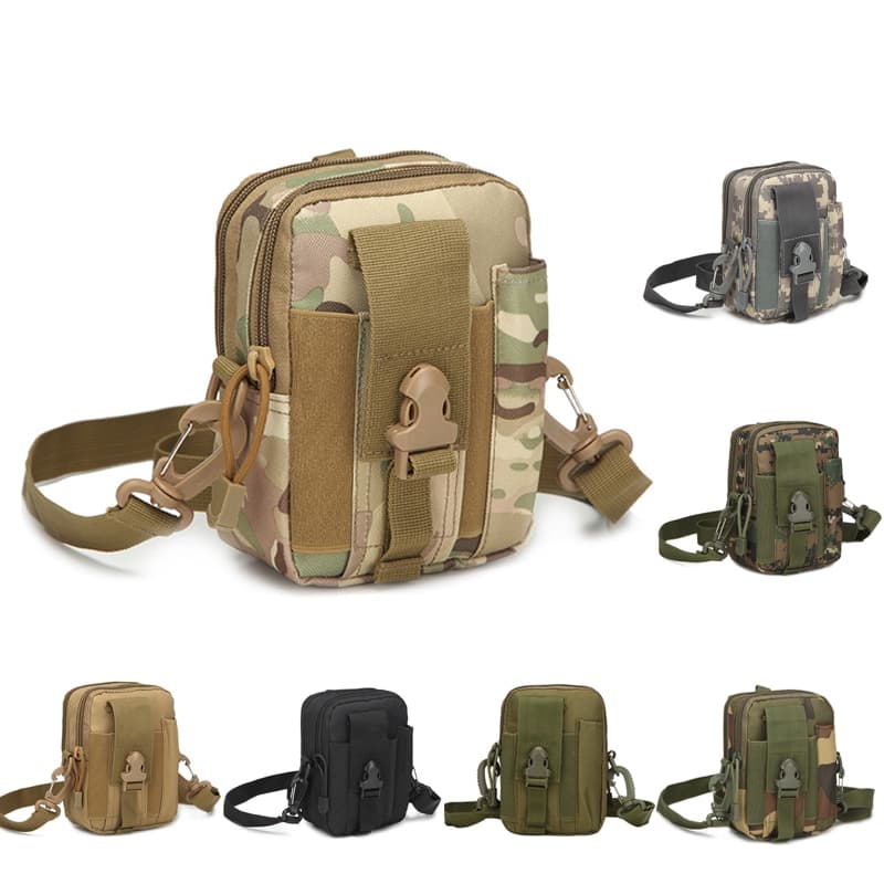 Molle Bolsa Ombro Sling Cintura Fanny Pack Bolso Para Telefone