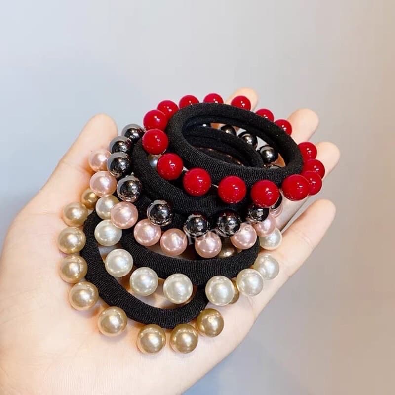 Kit 12 Pares tiaras de pérolas coloridas Novos especiais da loja