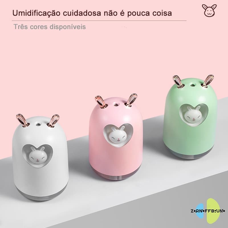 Equipamento USB portátil, umidificador de ar, purificador de aromaterapia, luz LED