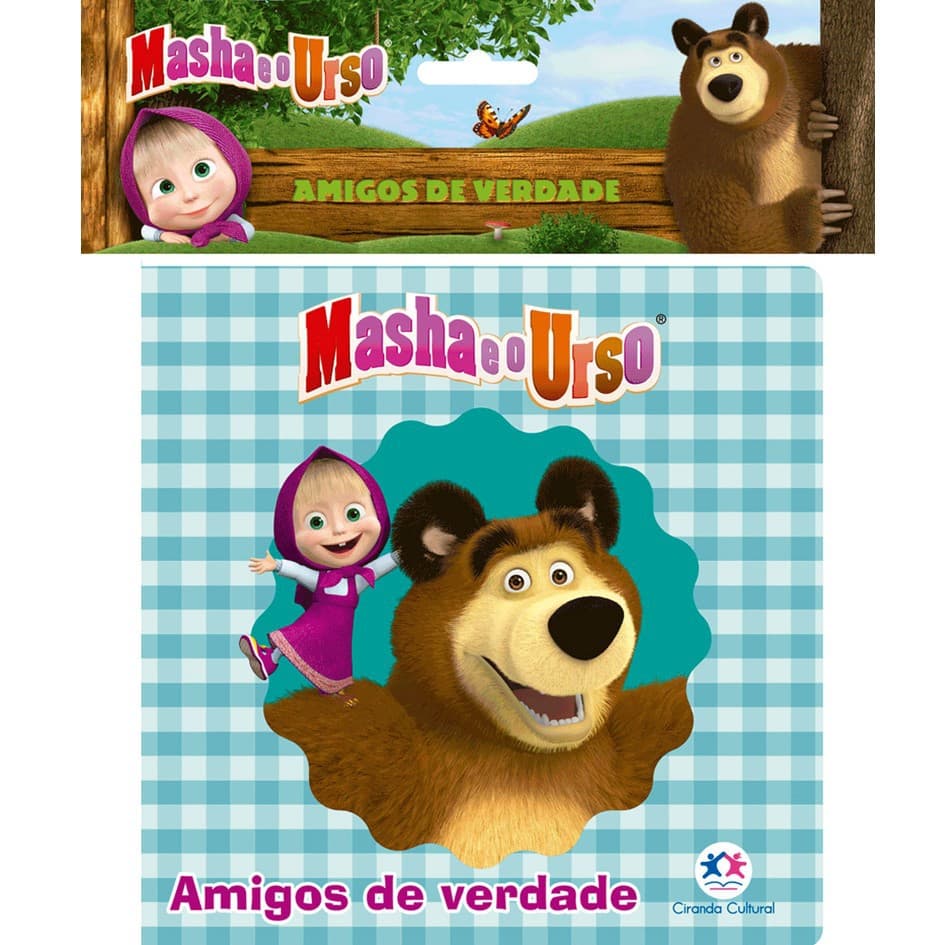 Livro de Banho: Masha e o Urso - Amigos de verdade