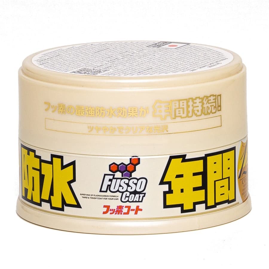 Cera Fusso Coat Soft99 para Carros Claros - Dura até 12 meses - 200GR