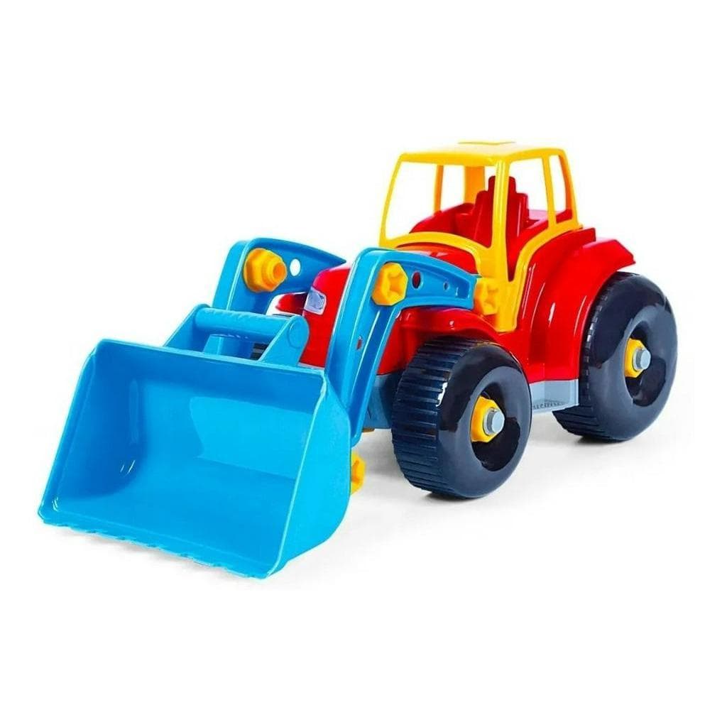 Trator Didatico Desmontavel Com Chaves -poliplac