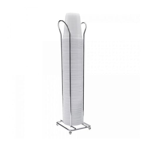 Porta Suporte Para Copo Descartável Inox Água 180ml A 200ml Mesa