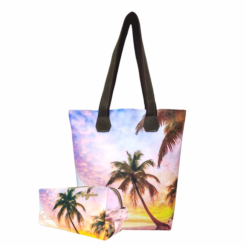 Bolsa Feminina Nécessaire Feminina Praia Adulto  Beach Magicc Bolsas BN-138