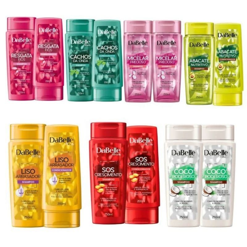Kit Dabelle Hair Com Shampoo 250ml + Condicionador 200ml- A Escolher no
