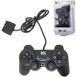 controle de ps2 Maxmidia Preto Barato