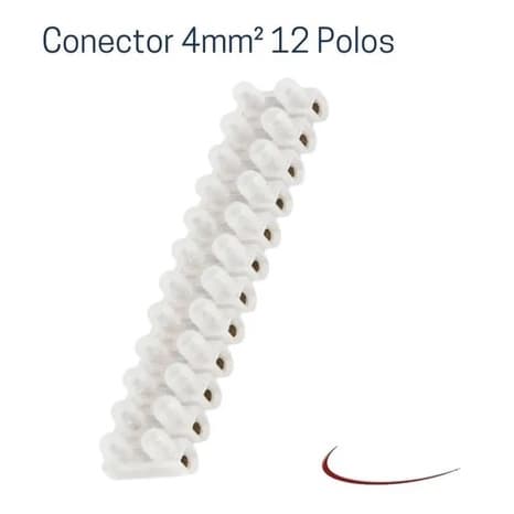 Conector em Barra Brasfort Tipo Sindal 12 Polos 4MM
