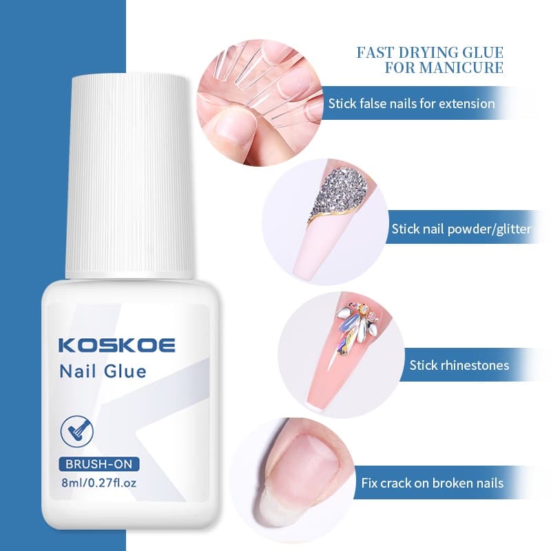 UR SUGAR Cola Pegajosa Para Unhas-Secagem Rápida, Colagem Forte, Acrílica Arte Em Gel UV Acessórios De Pontas De E Falsa