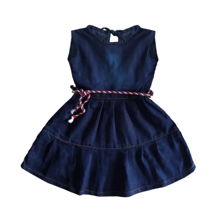 Vestido jeans/ roupa infantil tumbler (LINDO) Só hoje!