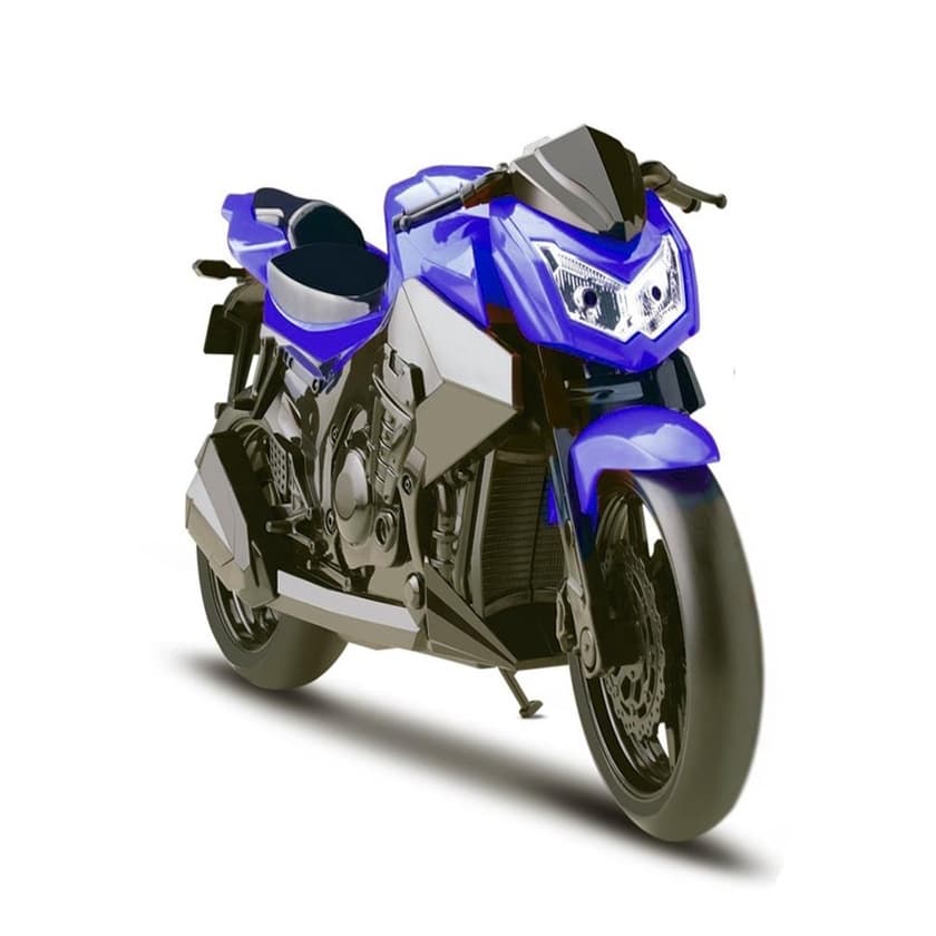 Moto Infantil Naked Motorcycle - 26cm - Pneu Borracha - Roma