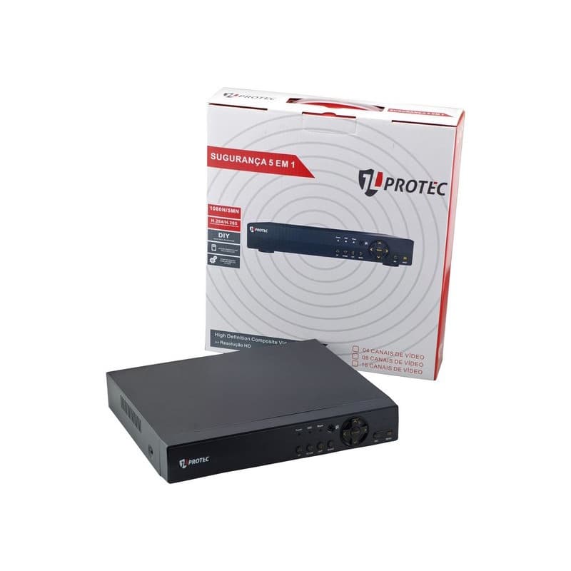 Gravador DVR Stand Alone JL Protec 4 Canais Modelo 6004A 1080N