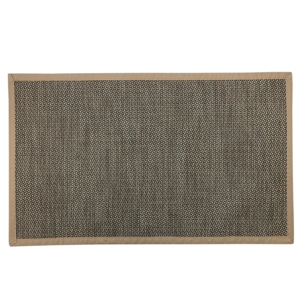 Tapete Pratik Expert Para Cozinha Cor Areia Estampada Geométrica Jolitex 45x75cm