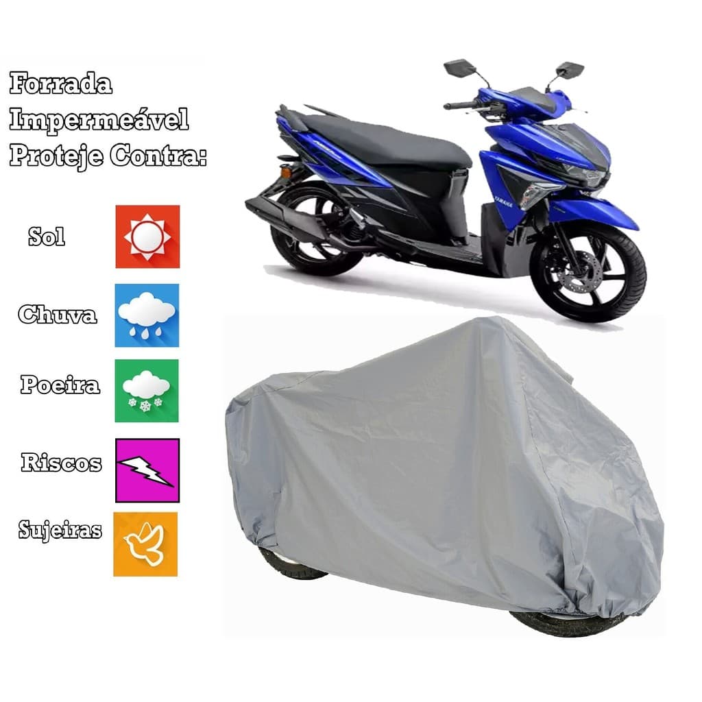 Capa Cobrir Moto Yamaha Neo 100 % Forrada e 100% Impermeável