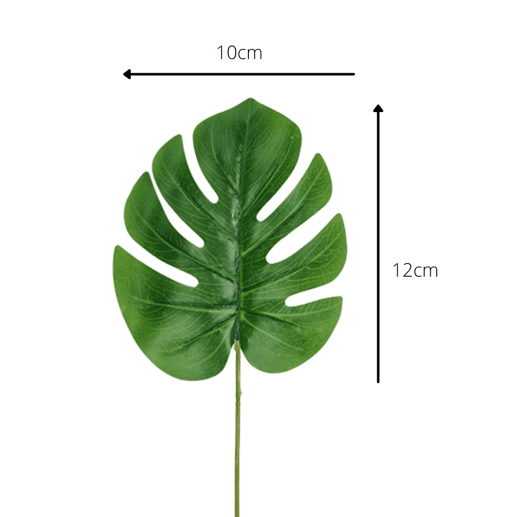 Costela de Adão Artifical 12 Folhas Mini Costelinha Flor