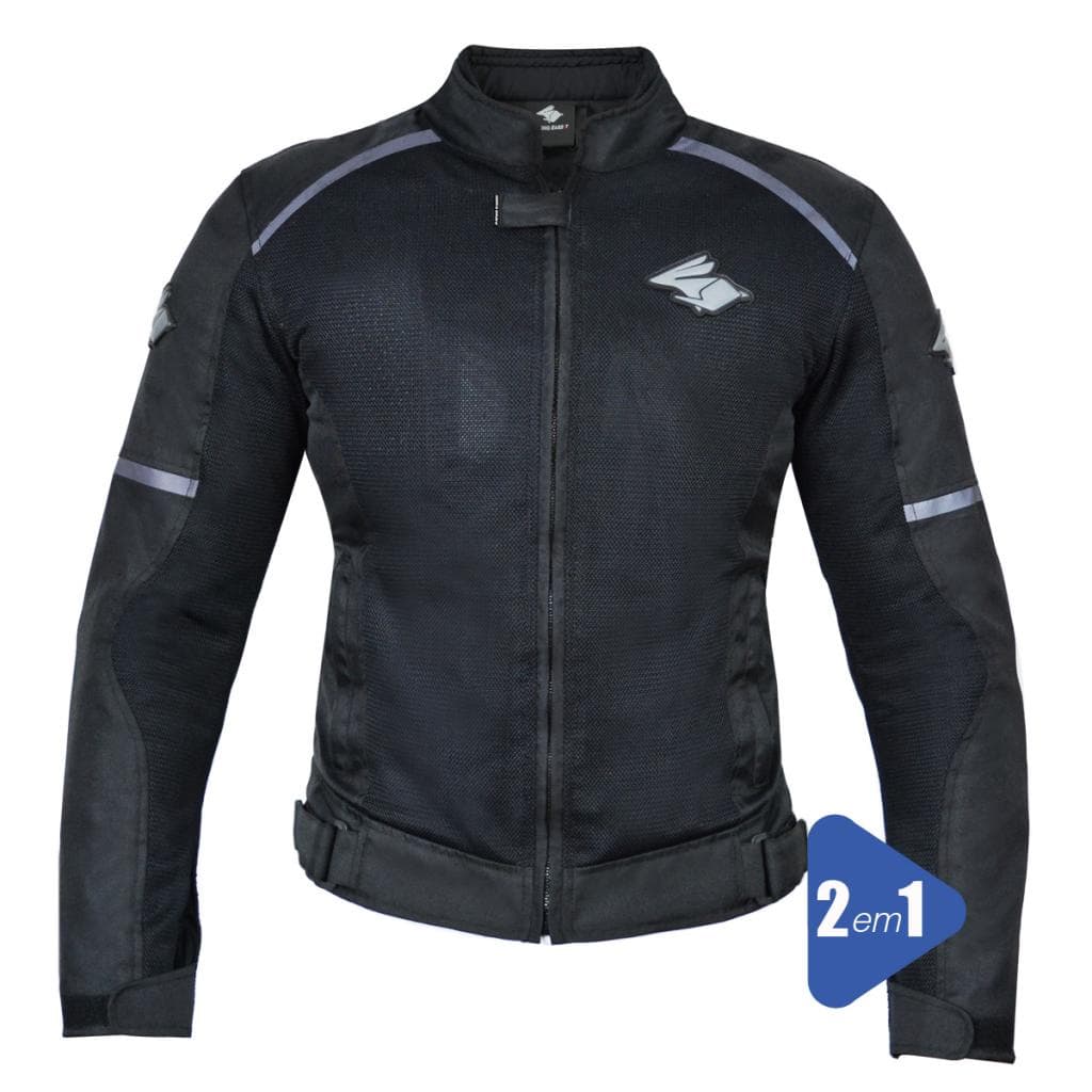 Jaqueta Motociclista FLY 2 em 1 Ventilada Racing Rabbit