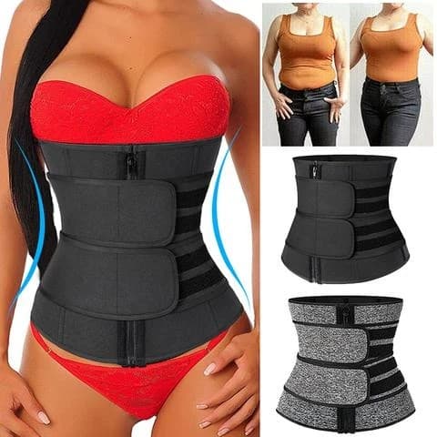Cinta Abdominal Modeladora E Redutora Exercicios Academia Emborrachada Redução De Medidas Cintura Fina