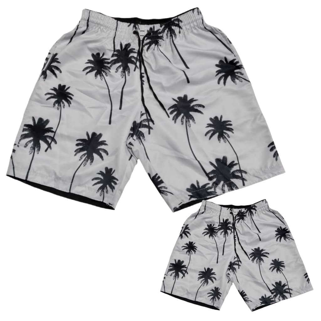 Conjunto Shorts Praia Tal Pai Tal Filho kit Shorts Iguais Bermudas de Praia