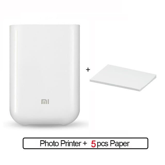 Xiaomi Mijia Impressora De Ar 300dpi Máquina De Impressão De Imagens Mini Fotográfica De Bolso