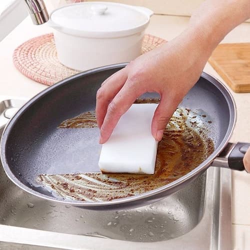 Esponja Mágica Multiuso De Qualidade Bucha Magica Limpeza Pesada Tira Manchas Reutilizável Limpa Tudo Esponja Louça
