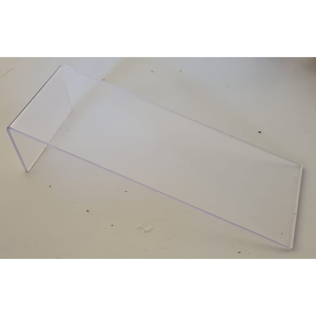 Expositor De Acrílico para  Sapato Inclinado - 5 Cm - 6 unidades