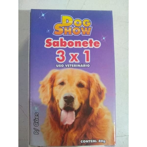Sabonete 3x1  para cães  80gr Dog Show