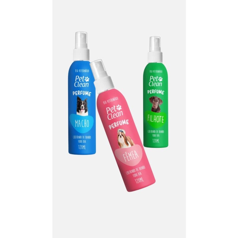 Perfume para Cachorro e Gatos Pet Clean Cães 120ml