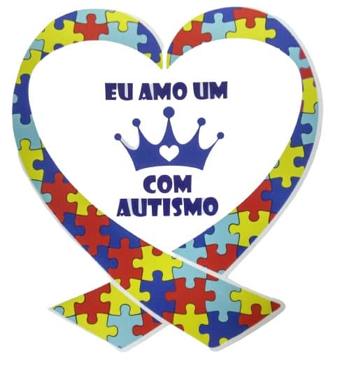 Adesivo Externo Eu Amo Um Príncipe Com Autismo