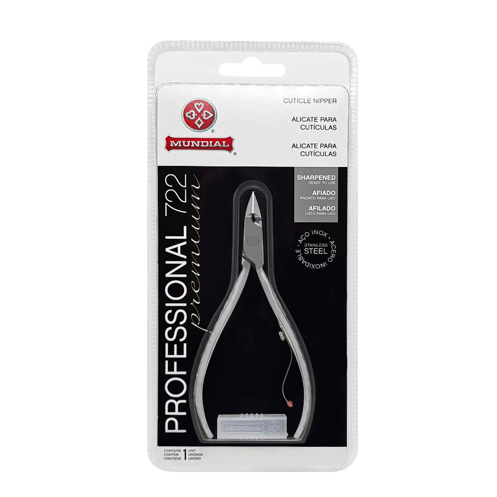 Alicate Para Cutícula Mundial Inox 722 Profissional Original