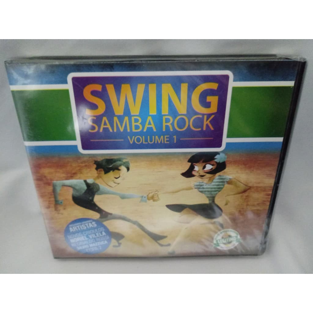 1 CD SWING SAMBA ROCK VOL.01  / NOSTALGIA MELODIAS - SAMBA ROCK - FLASH BACK FLASHBACK RARIDADES RARO