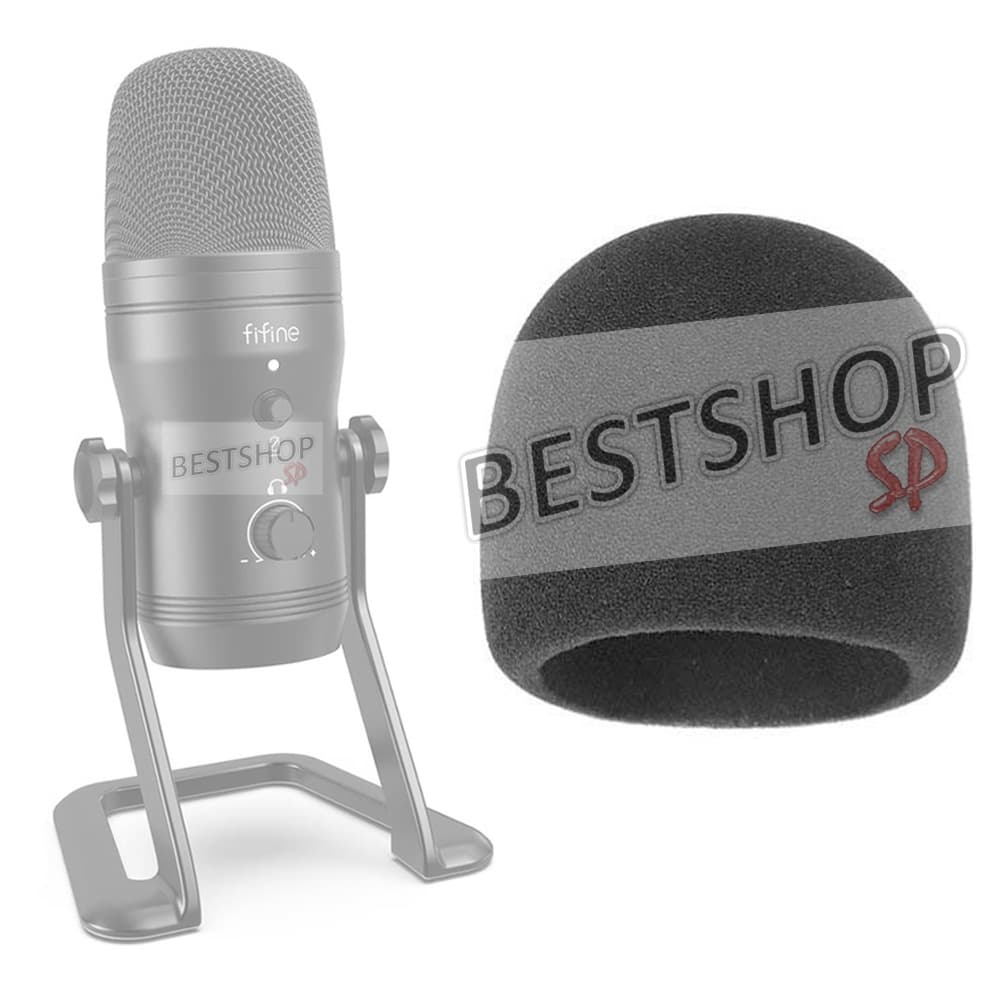 Espuma Capinha microfone Fifine K690 - filtro pop-filter anti vento ruído