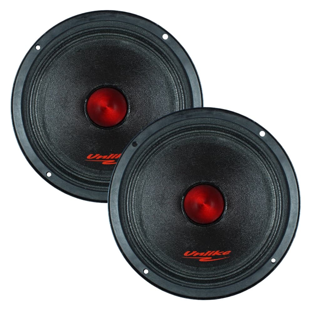 Par de Alto Falantes Medio Grave Unlike UNF66 6" 400W 4 Ohms Envio Imediato