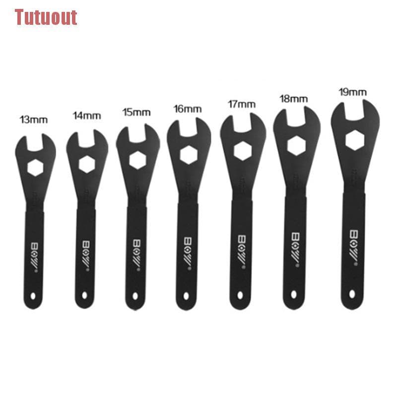 Chave Inglesa De Aço Carbono Para Bicicleta 13mm 14mm 15mm 16mm 17mm 18mm 19mm Cone