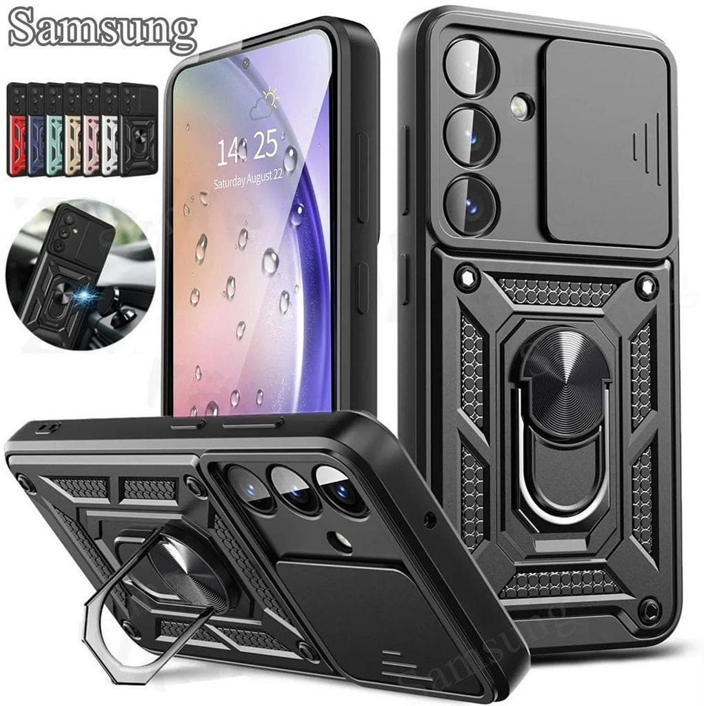 Capa Armadura À Prova De Choque Para Samsung Galaxy A07 A17 A37 A57 A06 A16 A36 A56 A15 A55 Capa protetora para celular