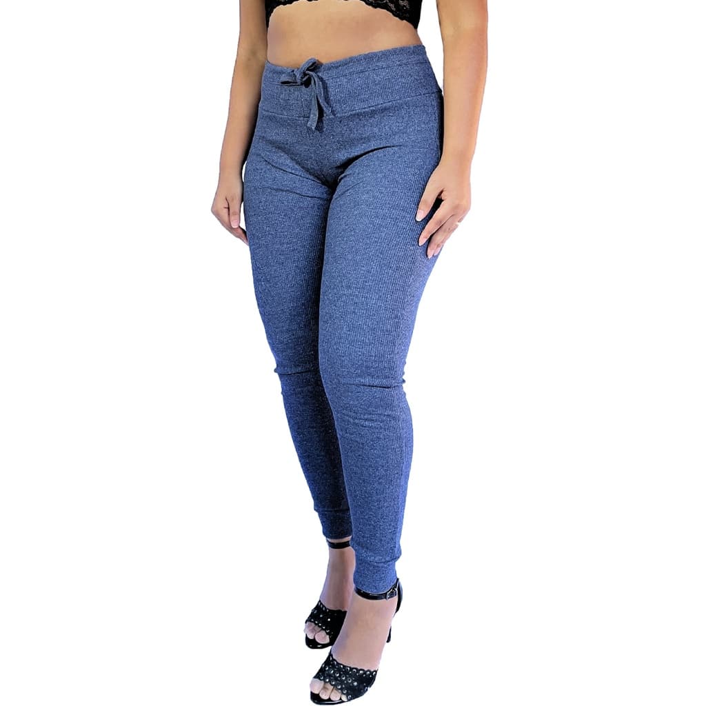 Calça feminina Skinny Cintura alta com elastano sem bolsos